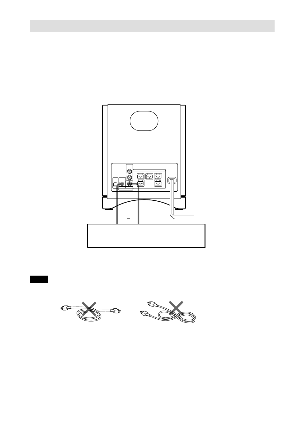 Conexión a otros componentes, Nota | Sony HT-BE1 User Manual | Page 66 / 84