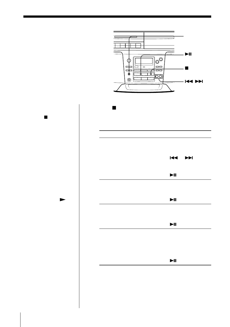 Playing tracks repeatedly | Sony CFD-S28 User Manual | Page 14 / 36