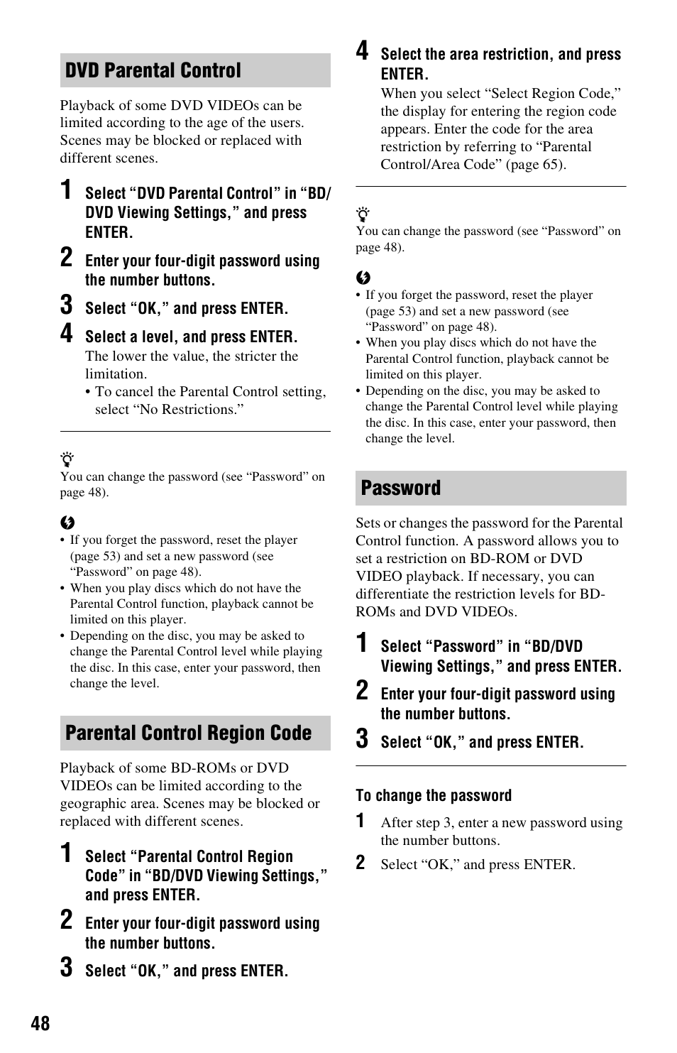Sony BDP-BX2 User Manual | Page 48 / 79