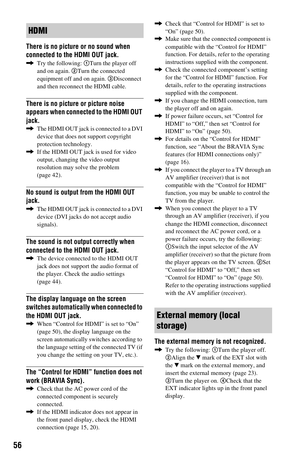 Sony BDP-BX2 User Manual | Page 56 / 79