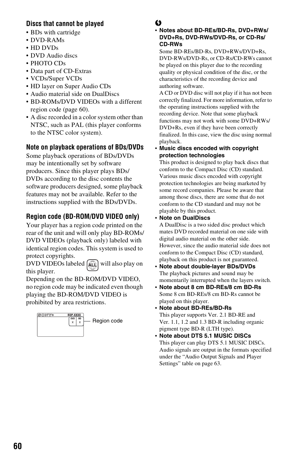 Sony BDP-BX2 User Manual | Page 60 / 79