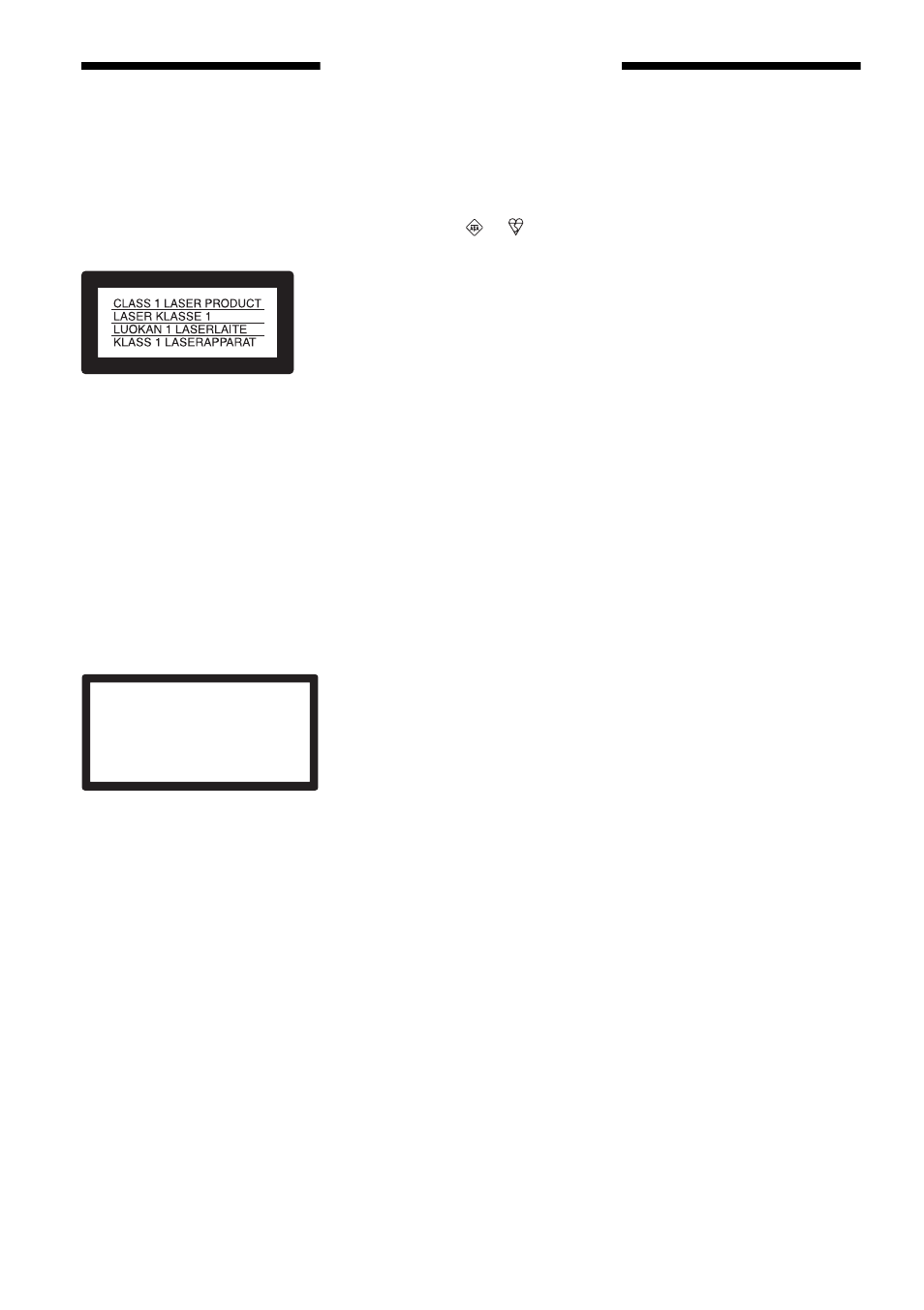 Warning, Precautions, On safety | On power sources, On placement | Sony RDR-HX1000 User Manual | Page 2 / 120