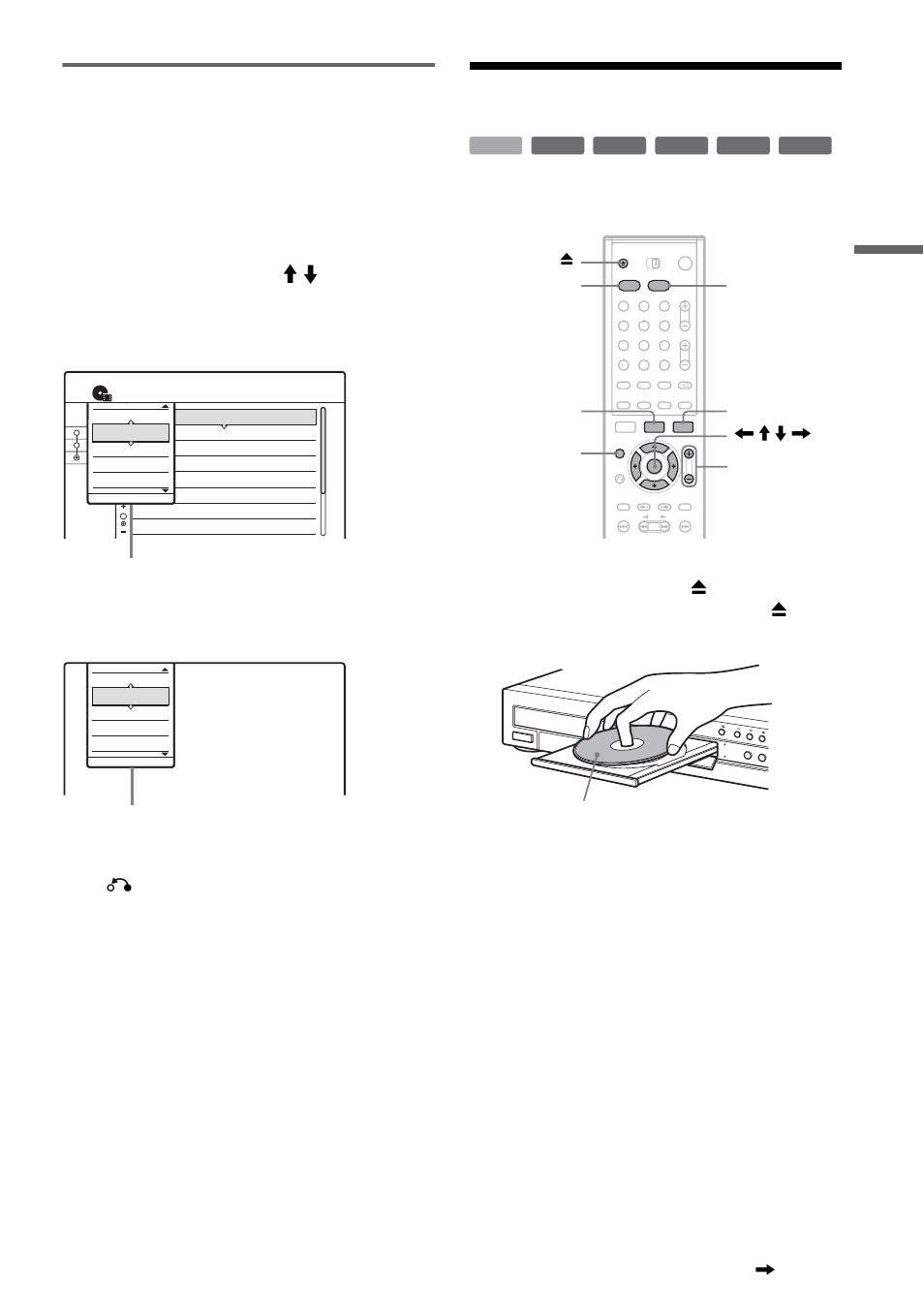 Using the title list, Tools, Press hdd or dvd | Press title list, Press o return, Gu ide t o di sp la ys, Rhdd | Sony RDR-HX1000 User Manual | Page 33 / 120