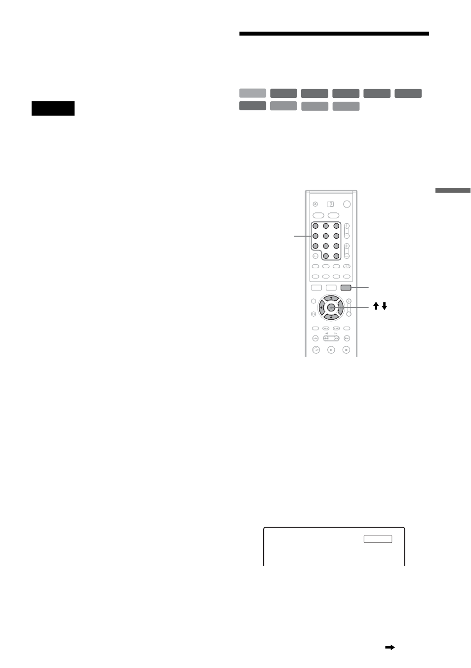 Searching for a title/ chapter/track, etc, Searching for a title/chapter/track, etc, Press tools during playback | Select a search method, and press enter | Sony RDR-HX1000 User Manual | Page 61 / 120