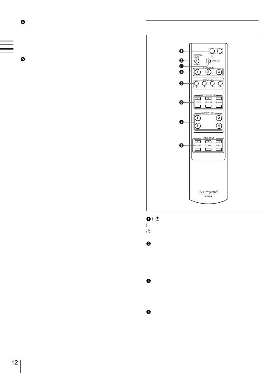 リモートコマンダー, De a ? 1 ? 1 b c d | Sony SRX-S105 User Manual | Page 12 / 83