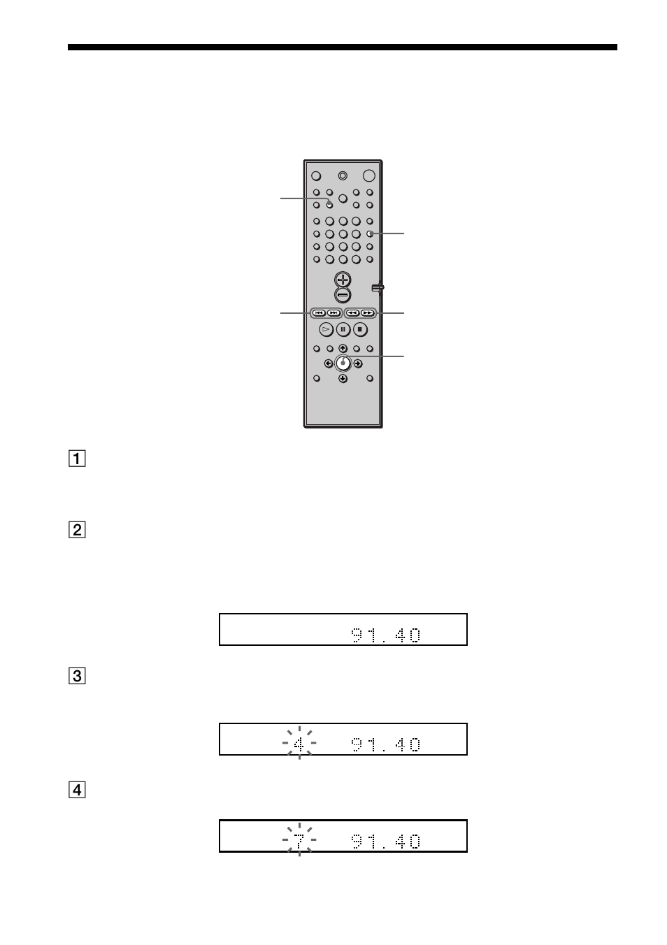 Presetting radio stations, A preset number appears on the front panel display | Sony DAV-C700 User Manual | Page 30 / 84