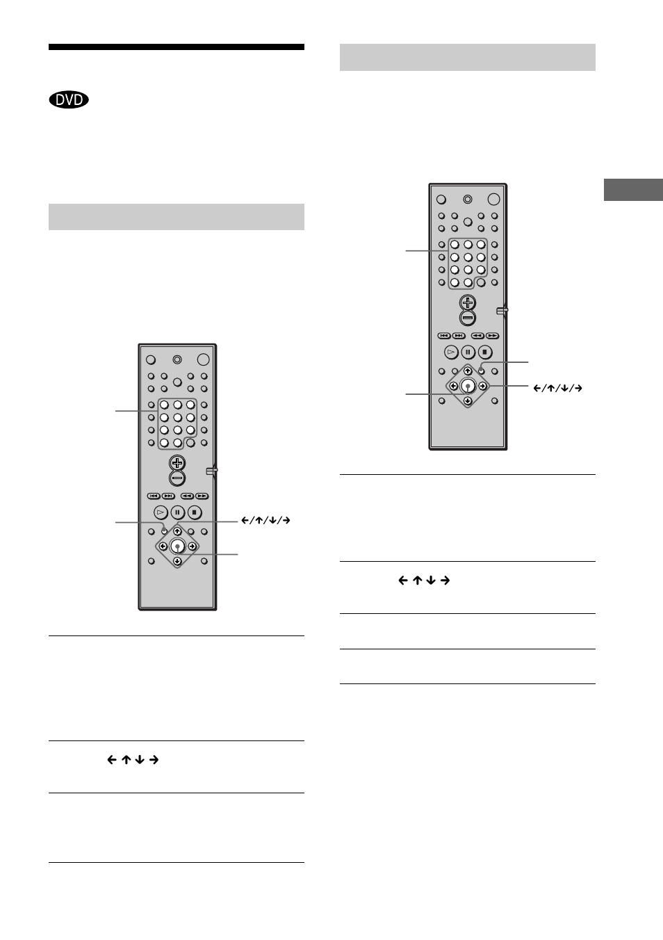 Using the dvd’s menu, Playing discs, Using the title menu | Using the dvd menu, Press enter | Sony DAV-C700 User Manual | Page 35 / 84