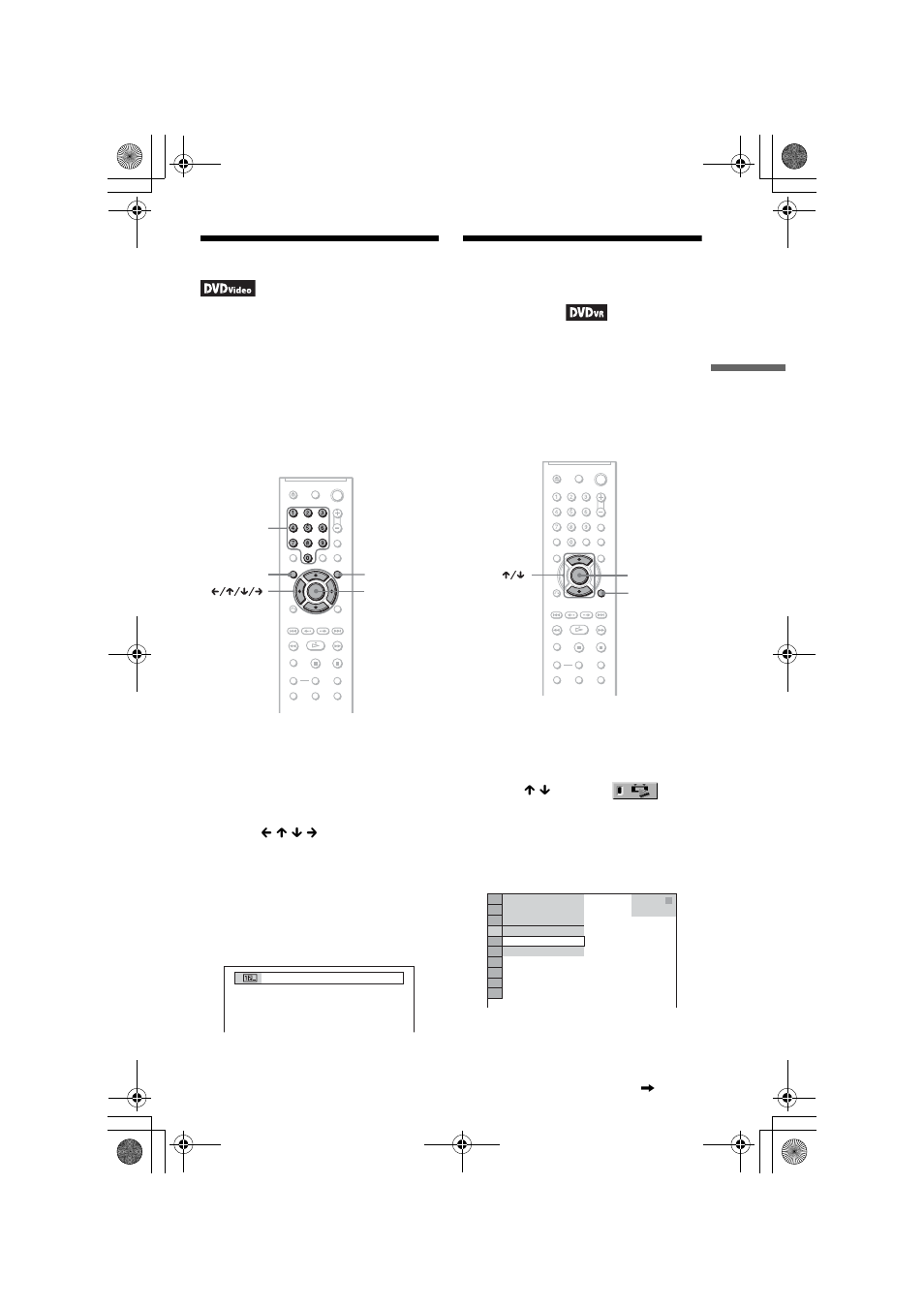 L1 - using the dvd’s menu, Menu button (27), N (27 | Using the dvd’s menu | Sony DVP-NS45P User Manual | Page 27 / 84