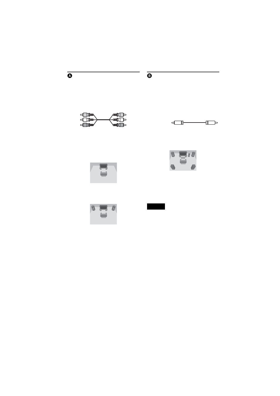 Conexión a las tomas de entrada de audio i/d, Conexión a las tomas de entrada de audio digital | Sony DVP-NS45P User Manual | Page 78 / 84