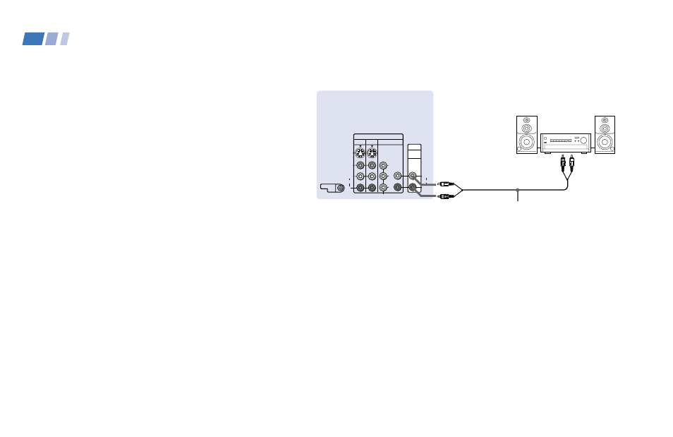 Connecting an audio system | Sony KP 43T90 User Manual | Page 20 / 58