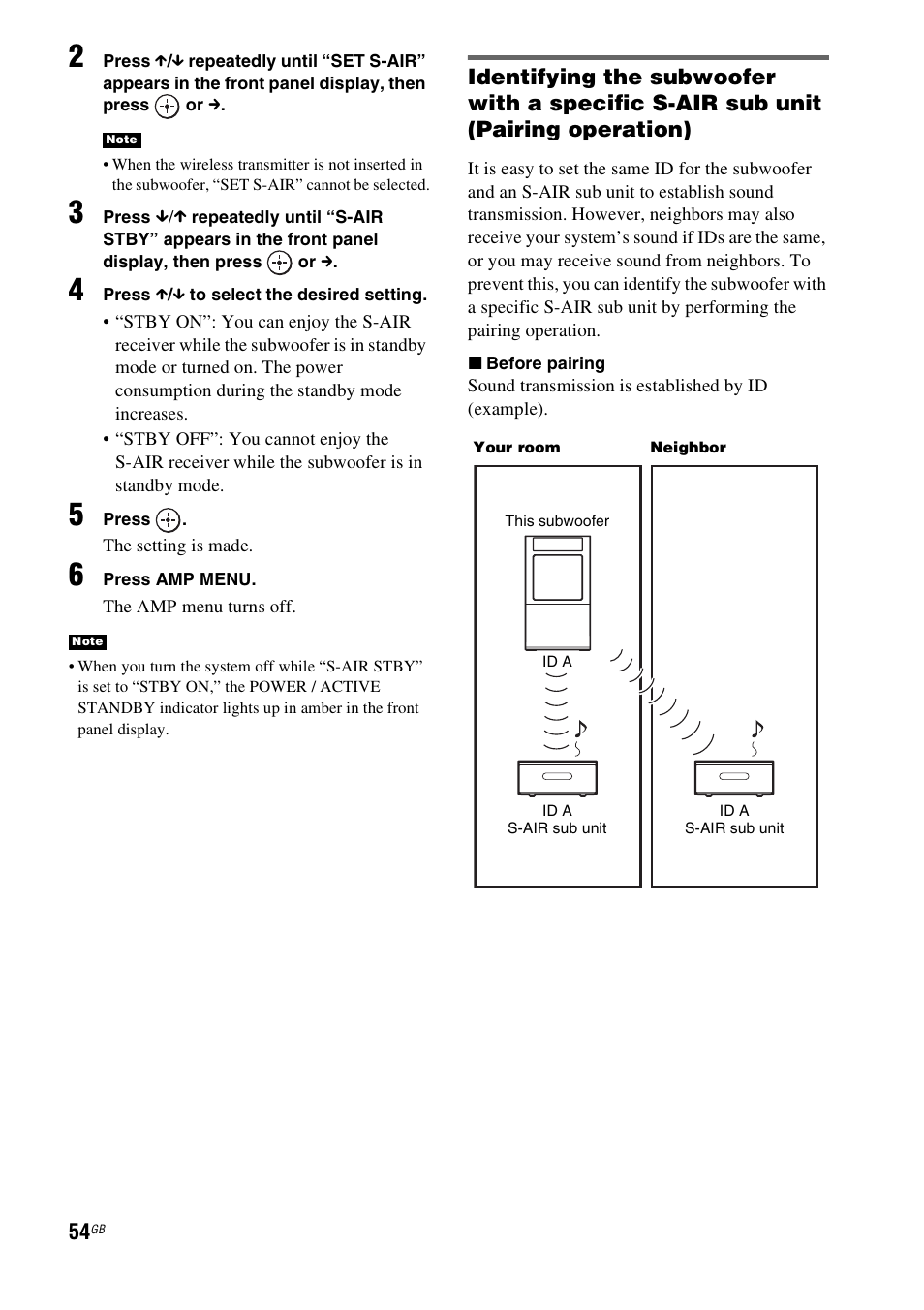 Sony HT-FS3 User Manual | Page 54 / 68