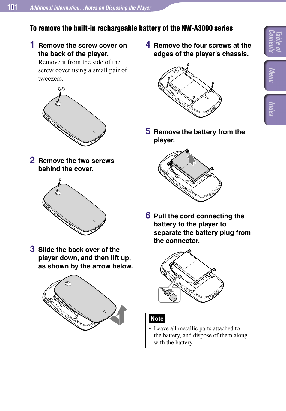 Sony NW-A3000 Series User Manual | Page 101 / 109