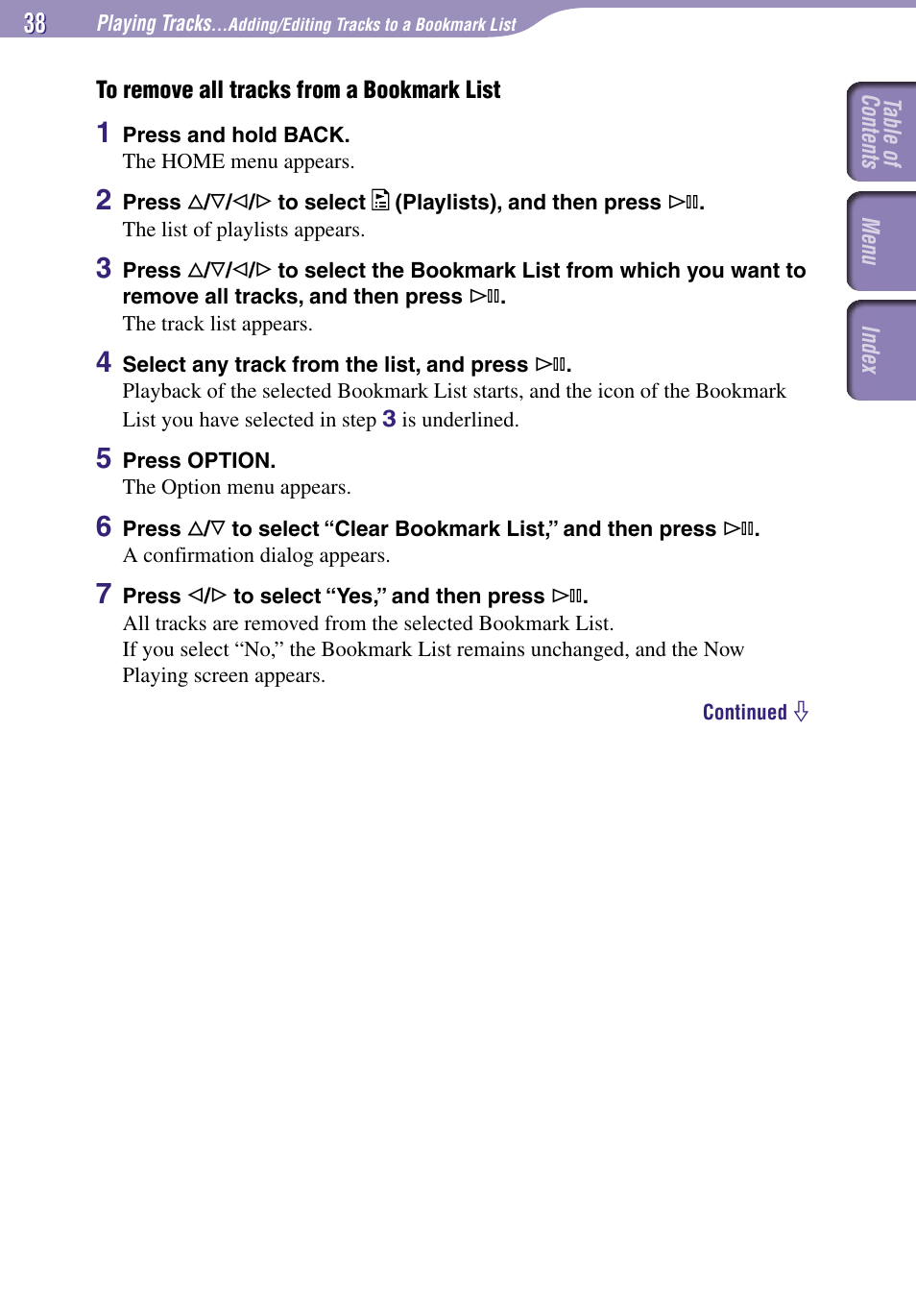 Sony NW-A3000 Series User Manual | Page 38 / 109