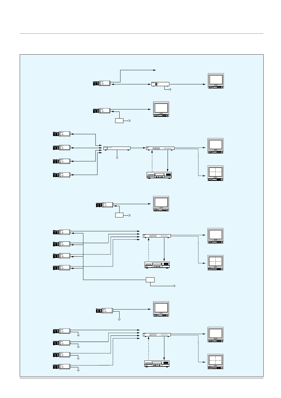 Colour video cameras, Colour cameras typical system (ssc series) | Sony CCTV Systems User Manual | Page 17 / 75