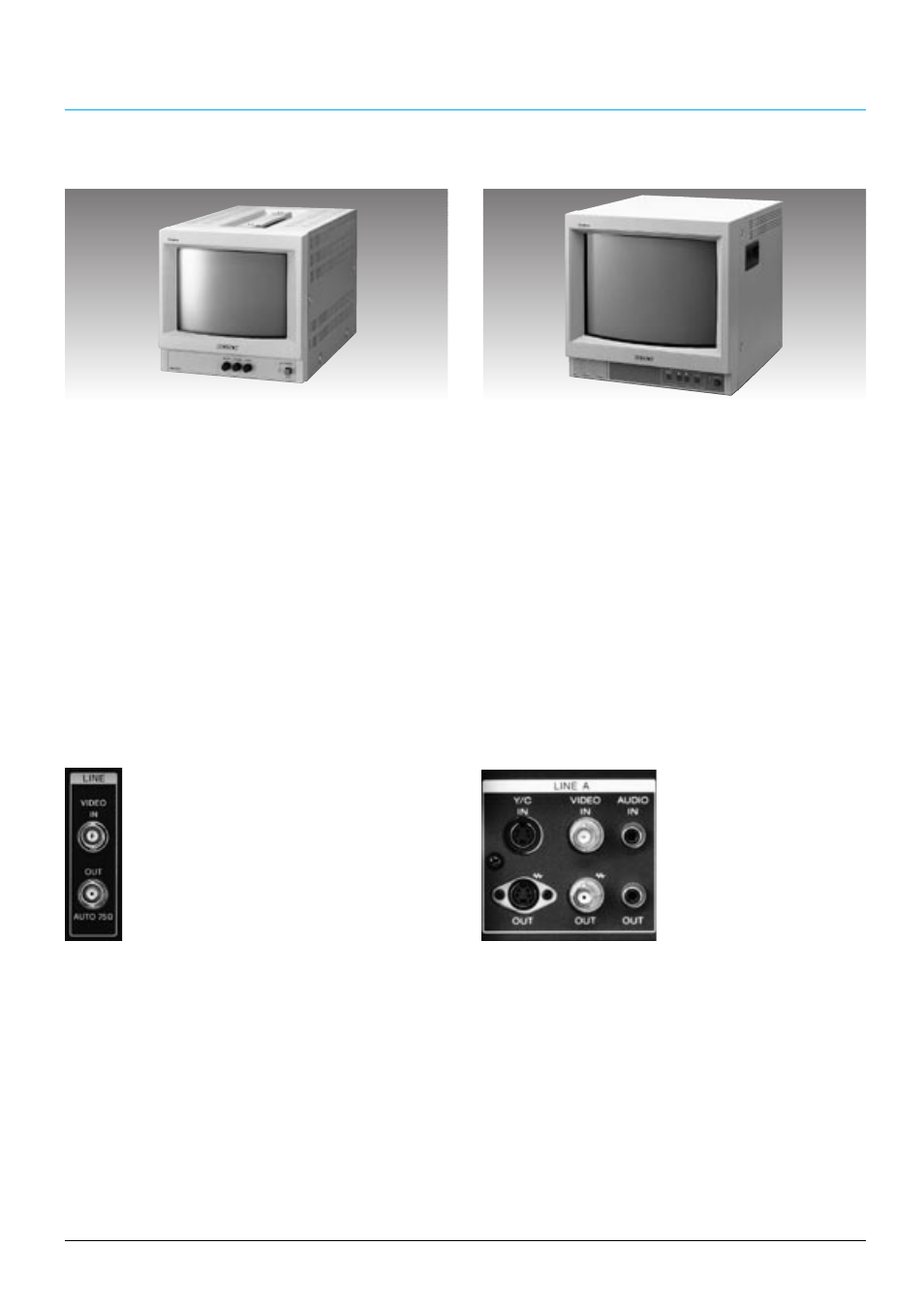 Ssm-9040p, Colour video monitors | Sony CCTV Systems User Manual | Page 20 / 75