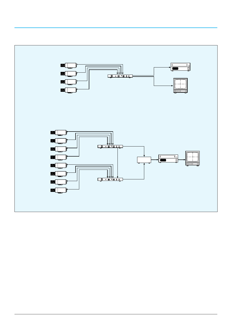 Switchers, Ys-q440p typical system | Sony CCTV Systems User Manual | Page 42 / 75