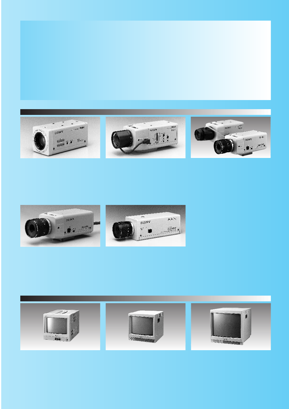 Colour cameras and monitors, Quick reference, Ssc-cx34p | Ssm-9040p, Ssc-c370p | Sony CCTV Systems User Manual | Page 9 / 75
