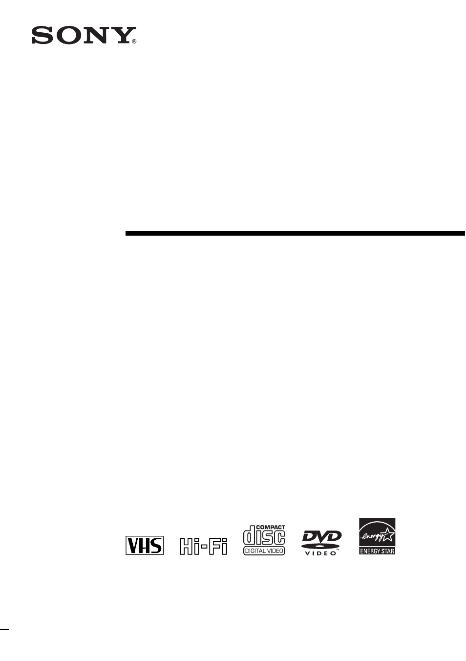 Sony SLV-D251P User Manual | 116 pages