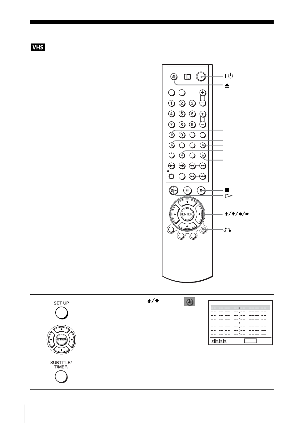 Recording tv programs using the timer | Sony SLV-D251P User Manual | Page 42 / 116