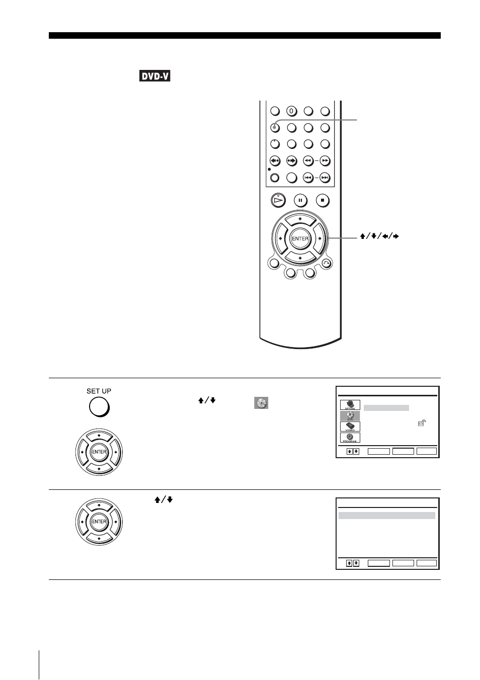 Setting the display or sound track language | Sony SLV-D251P User Manual | Page 58 / 116