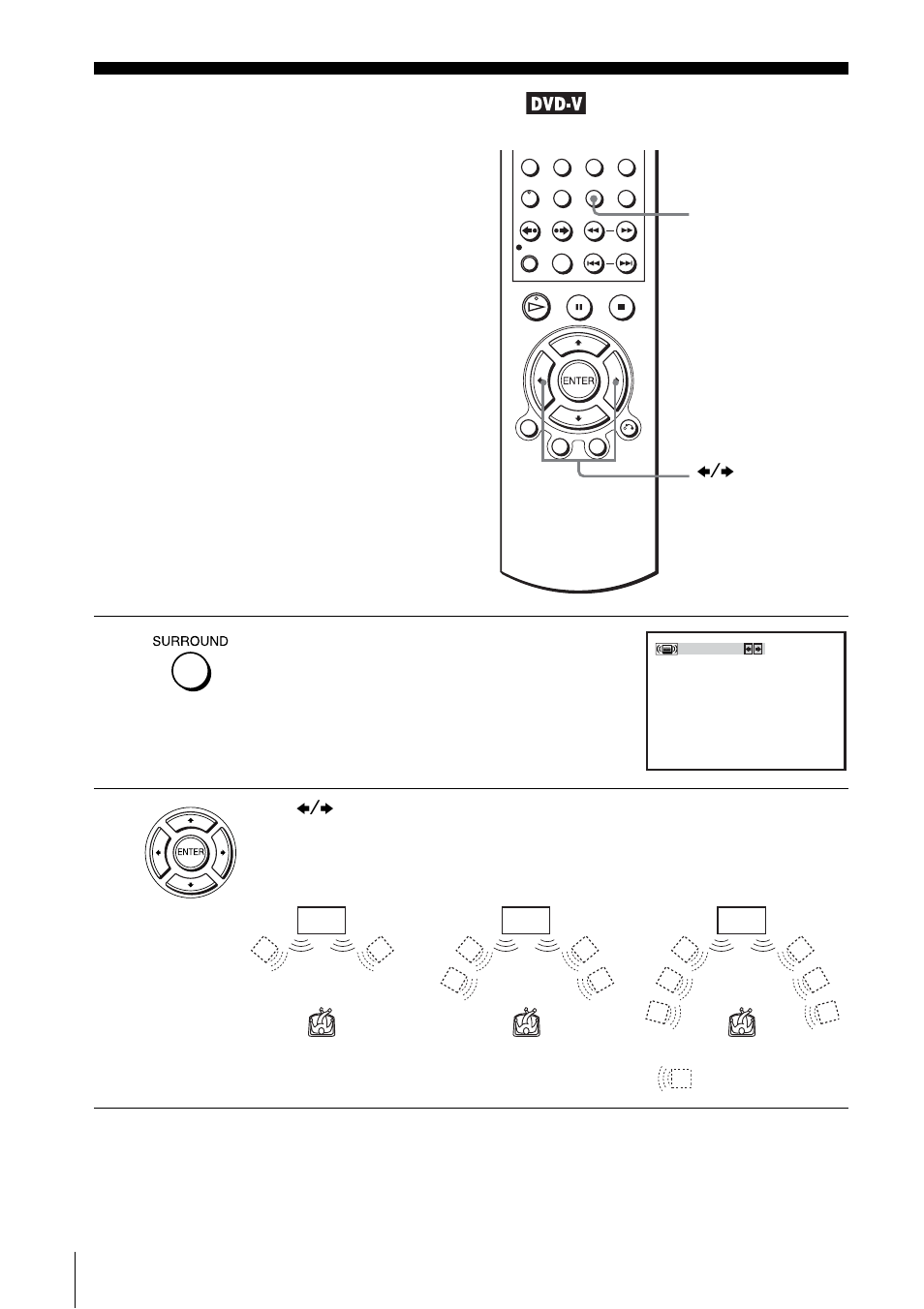 Virtual surround setting | Sony SLV-D251P User Manual | Page 74 / 116