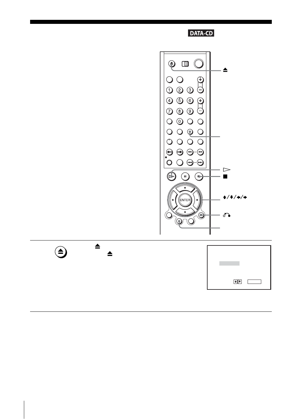 Playing an mp3 audio track, Play | Sony SLV-D251P User Manual | Page 76 / 116