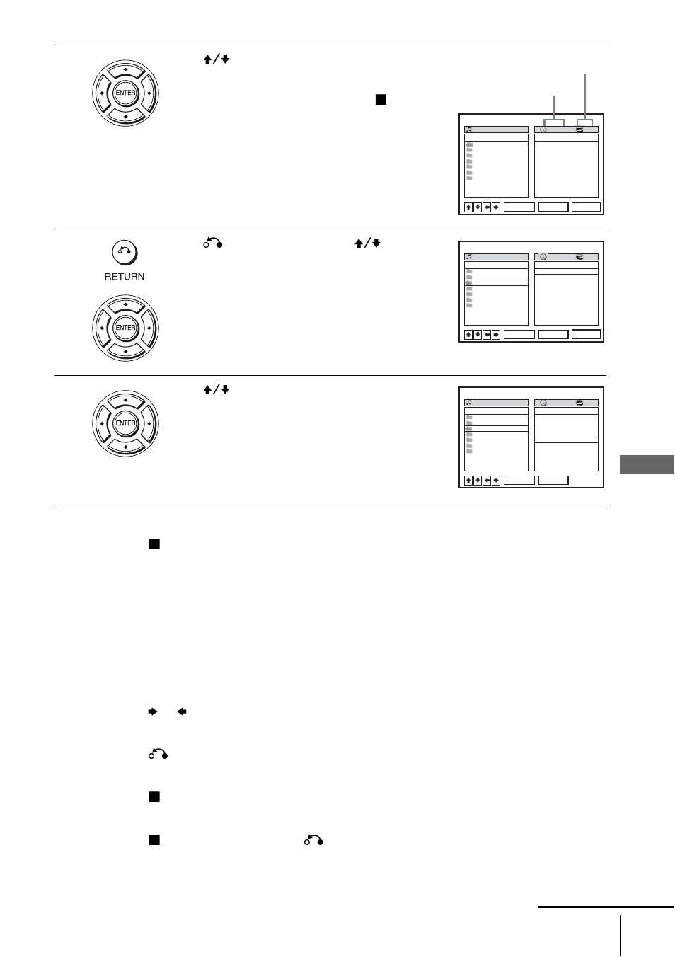 Elapsed playing time repeat mode, Playing an mp3 audio track, Continued | Sony SLV-D251P User Manual | Page 77 / 116