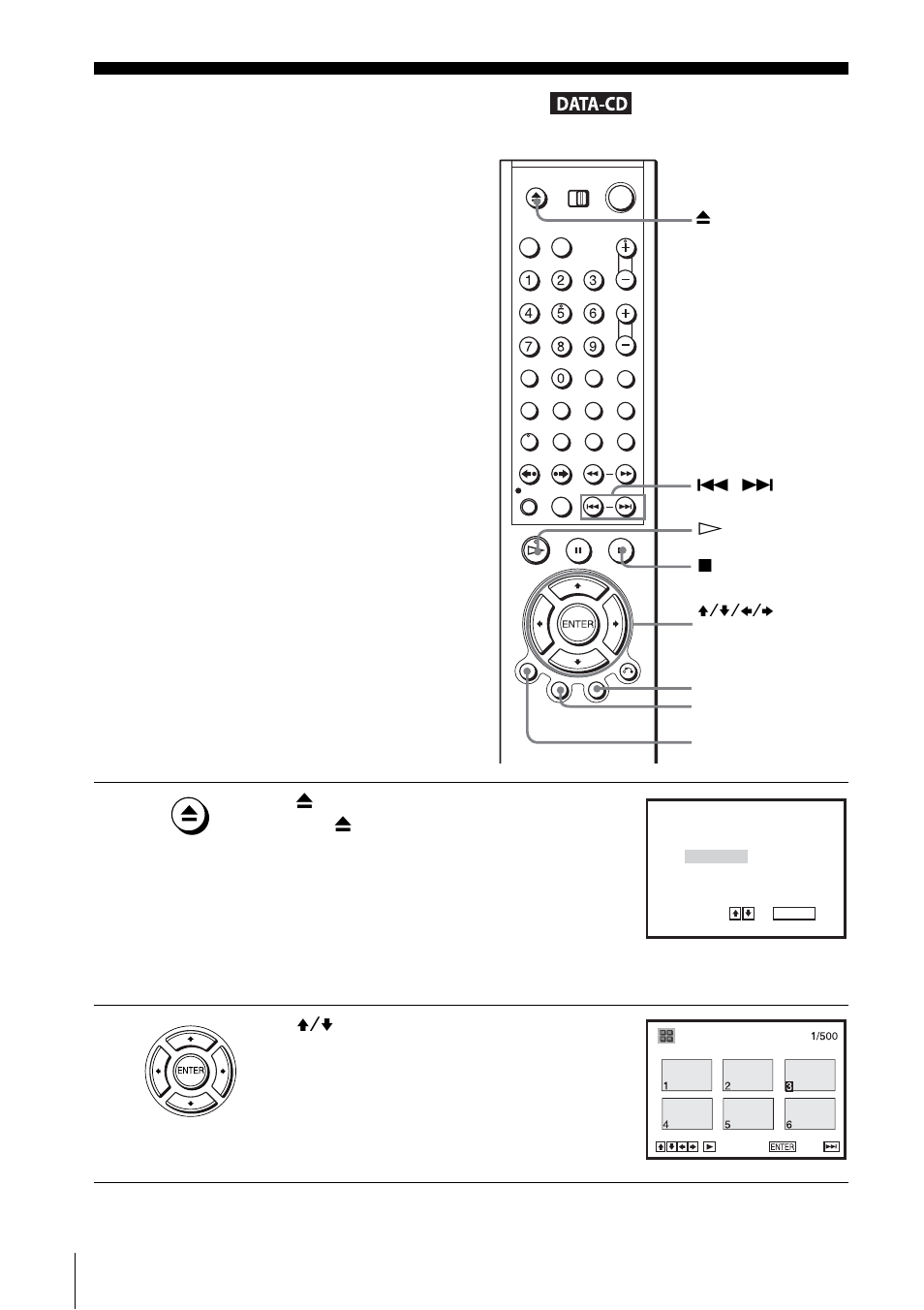 Playing jpeg image files, Play | Sony SLV-D251P User Manual | Page 80 / 116