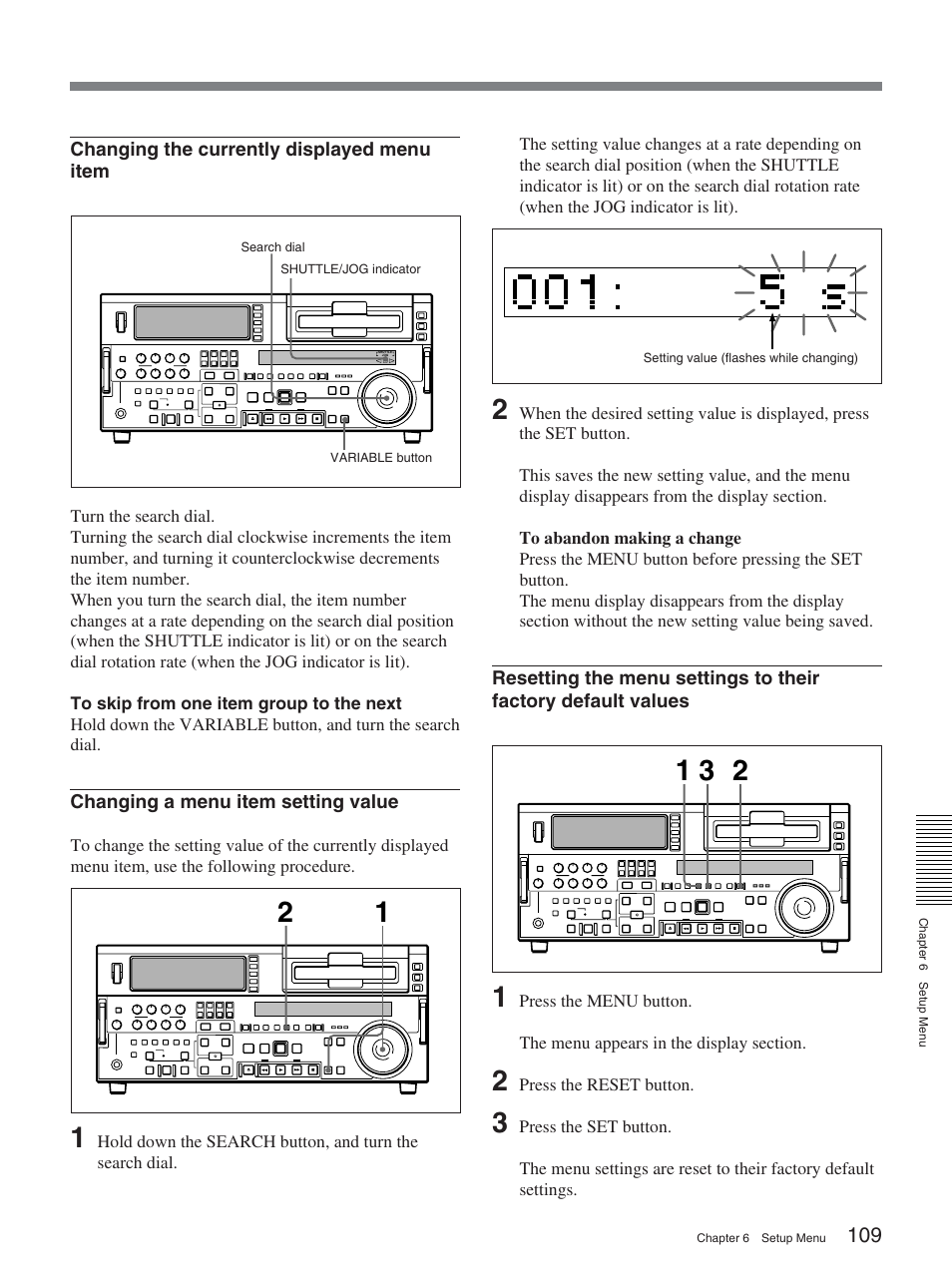 Sony DSR-2000AP User Manual | Page 109 / 150