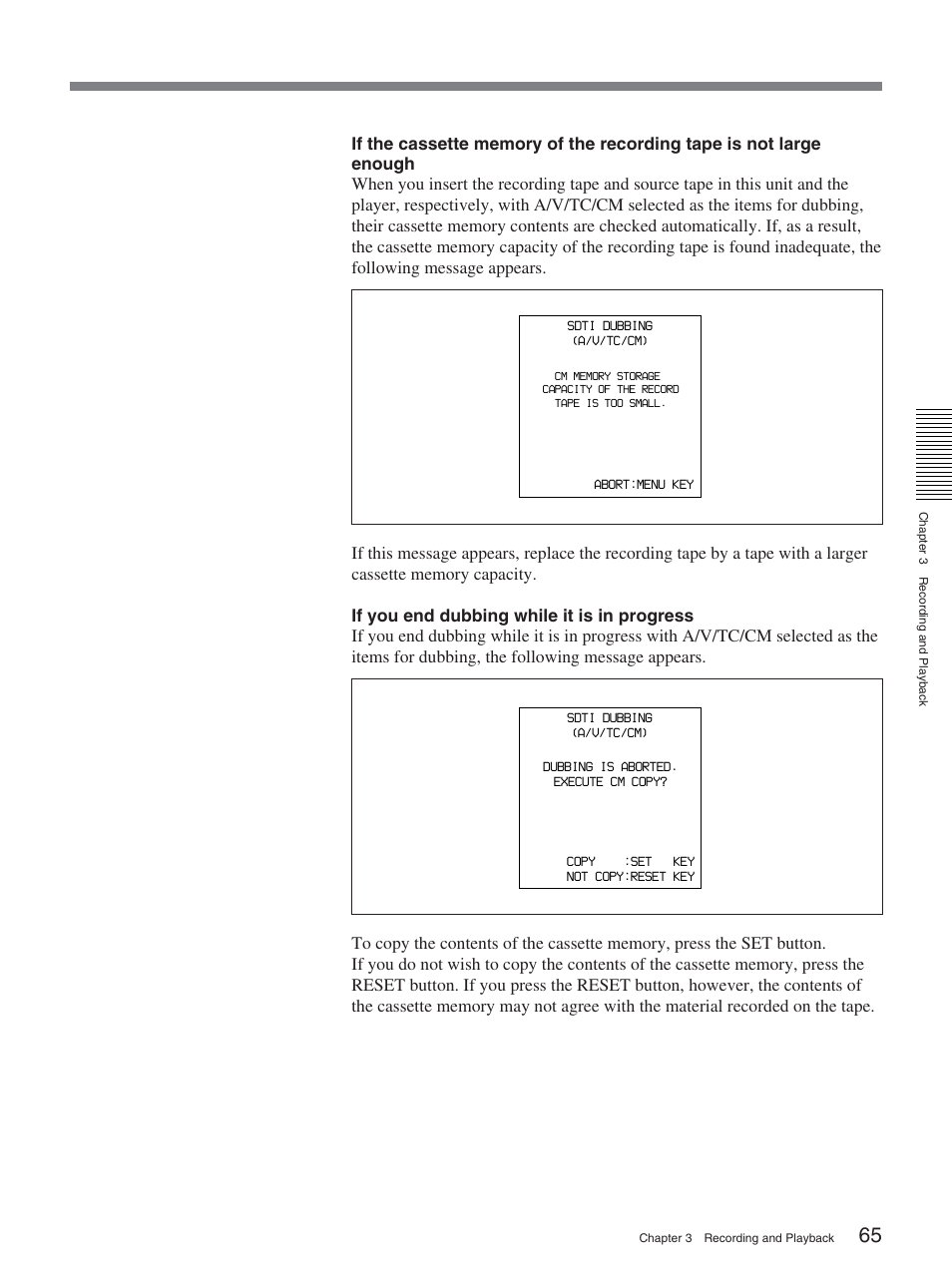 Sony DSR-2000AP User Manual | Page 65 / 150