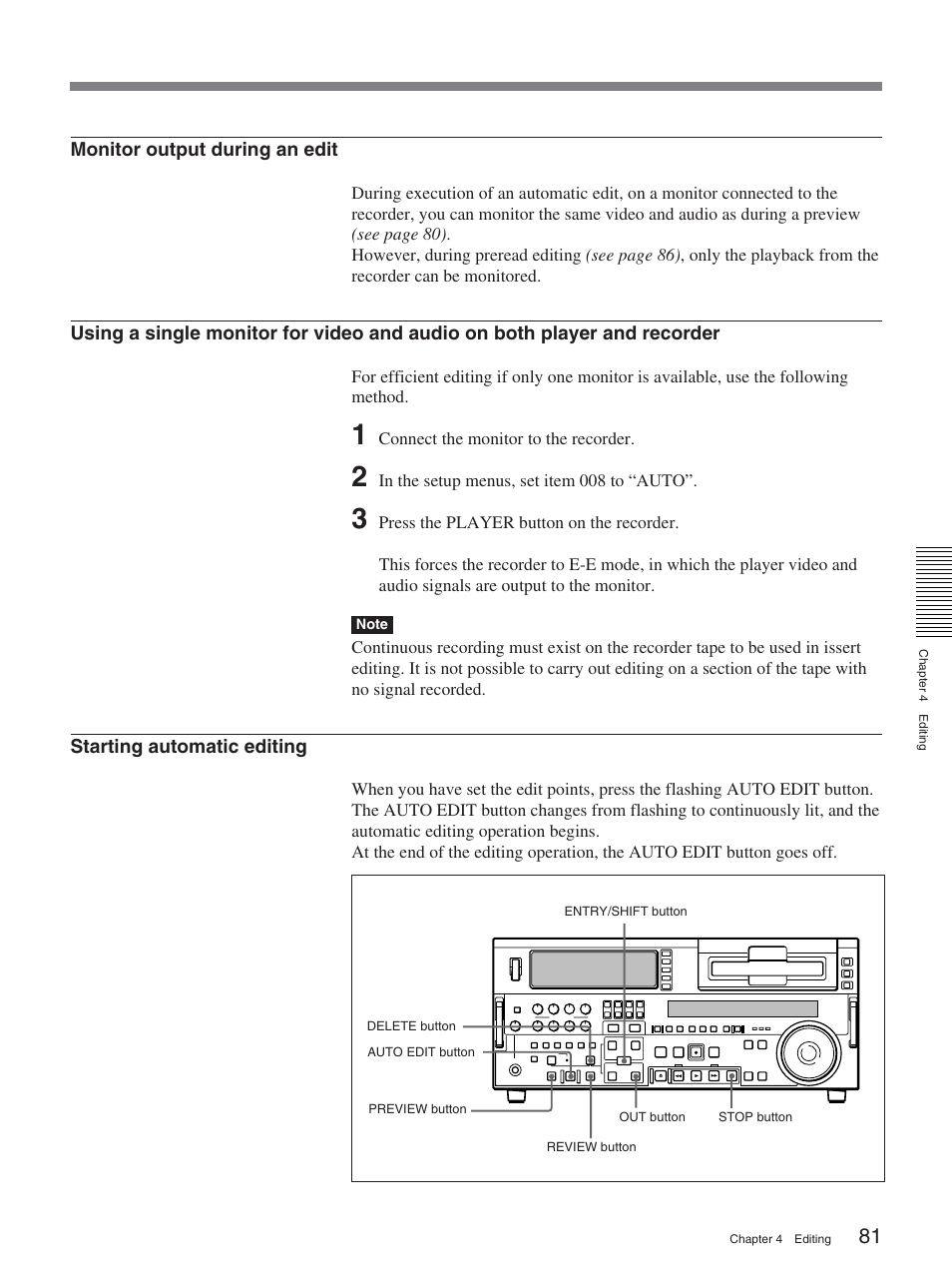 Sony DSR-2000AP User Manual | Page 81 / 150