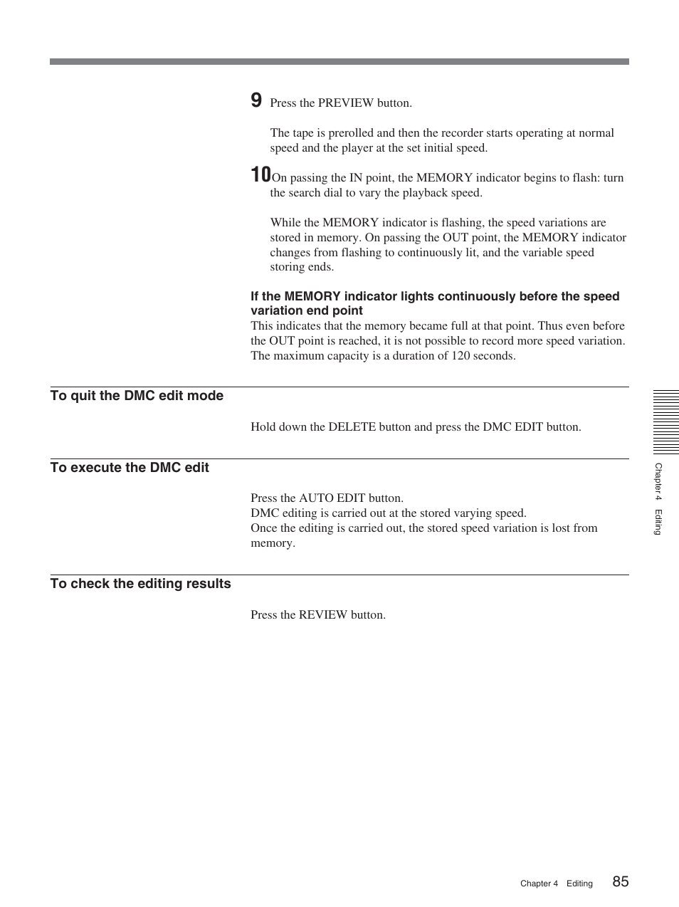 Sony DSR-2000AP User Manual | Page 85 / 150