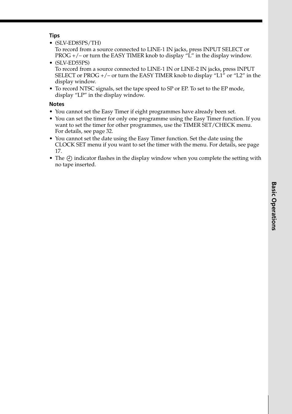 Sony SLV-ED85PS/TH User Manual | Page 31 / 59