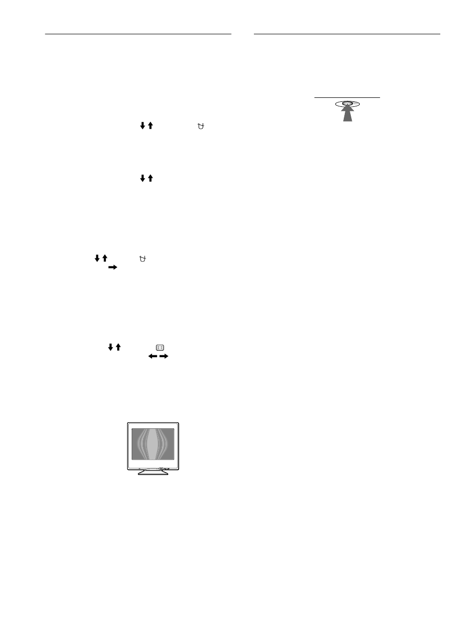 Additional settings (degauss/ cancel moire), Resetting the adjustments, 12 additional settings (degauss/ cancel moire) | Sony CPD-E100 User Manual | Page 12 / 62