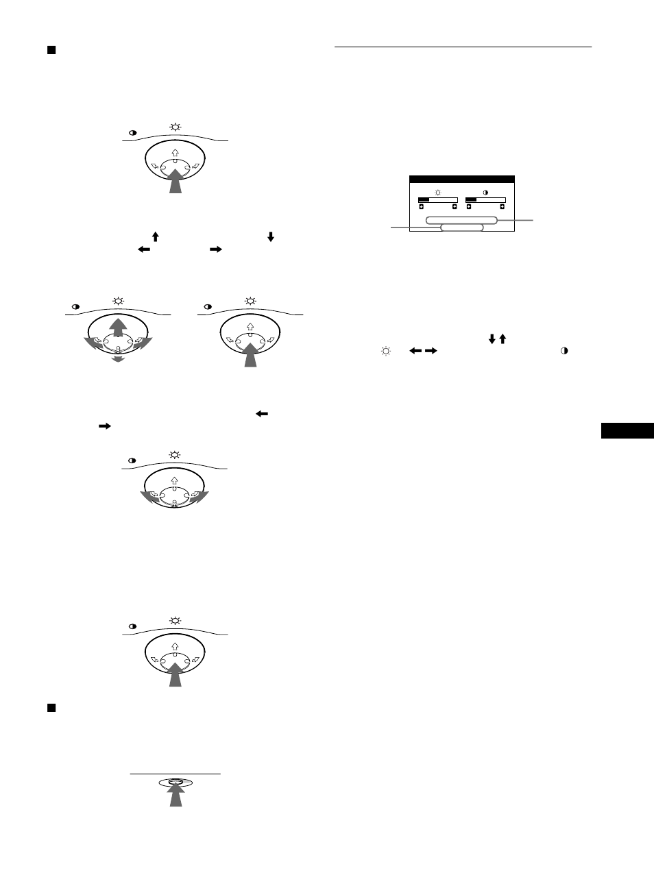 Ajuste del brillo y del contraste | Sony CPD-E100 User Manual | Page 37 / 62