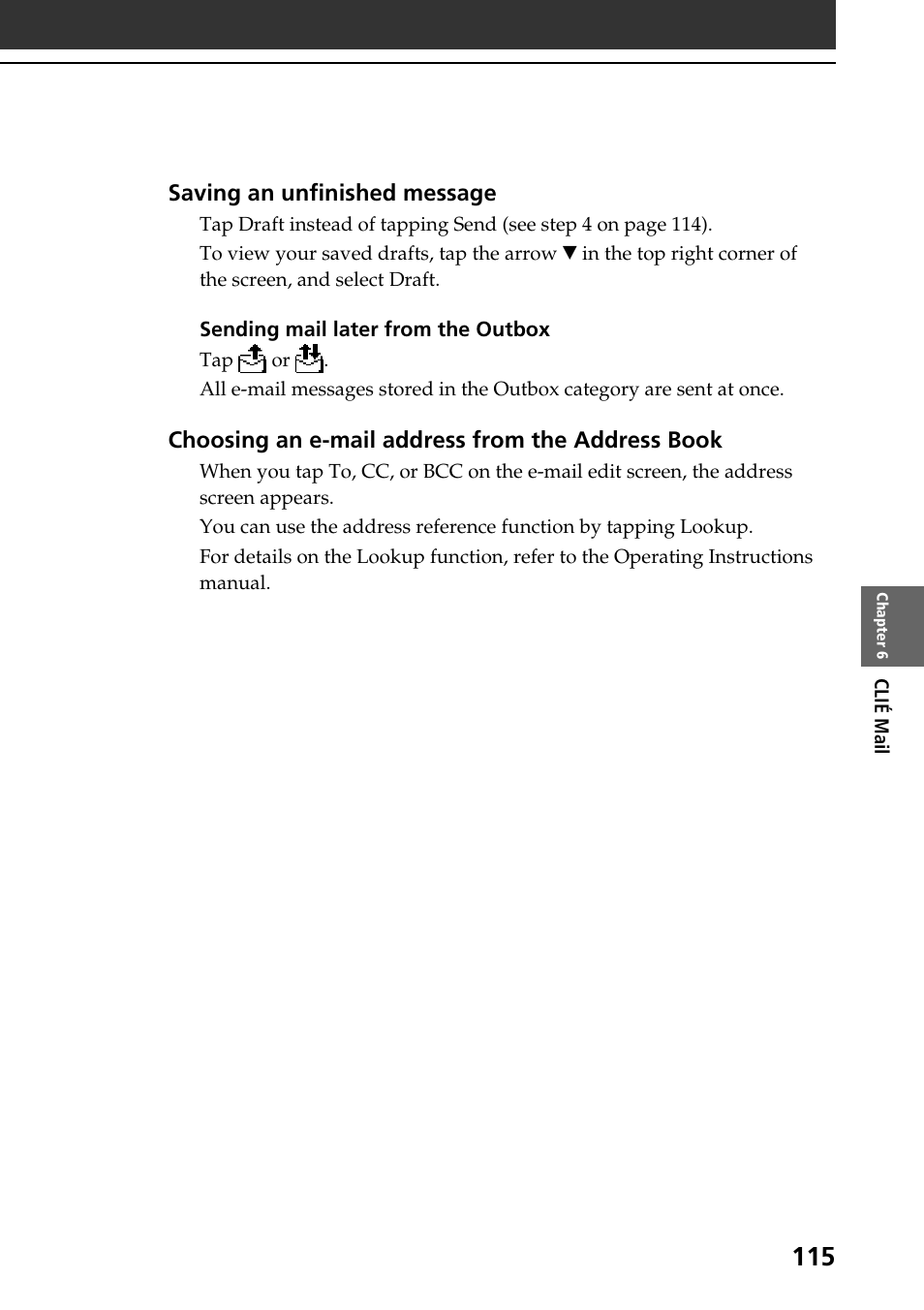 Sony PEG-T665C User Manual | Page 115 / 208