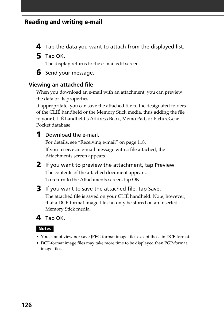 Sony PEG-T665C User Manual | Page 126 / 208