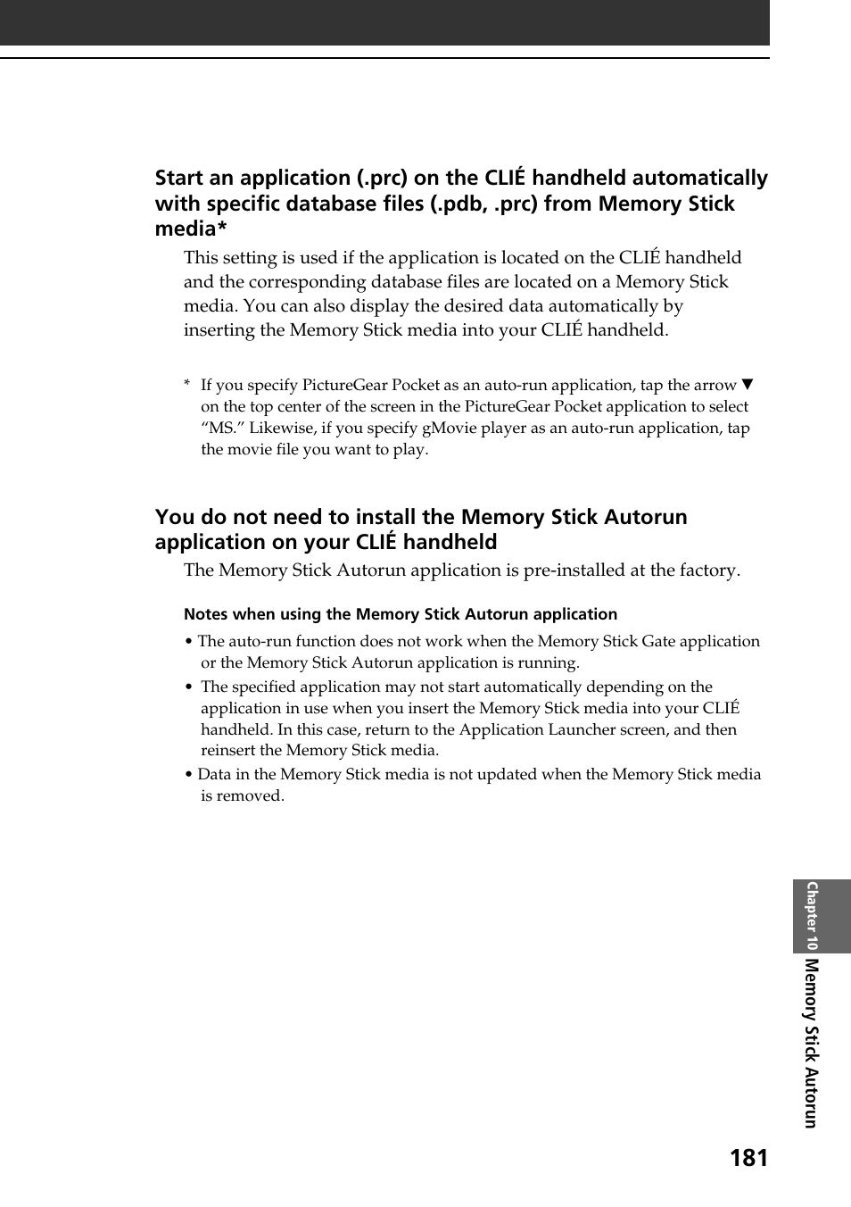 Sony PEG-T665C User Manual | Page 181 / 208