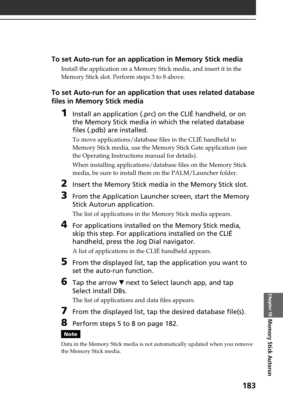 Sony PEG-T665C User Manual | Page 183 / 208