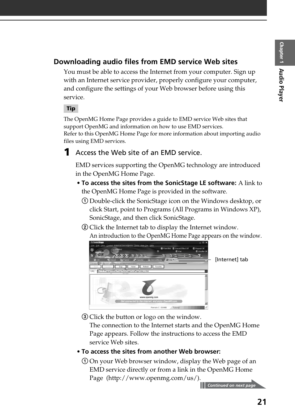 Sony PEG-T665C User Manual | Page 21 / 208