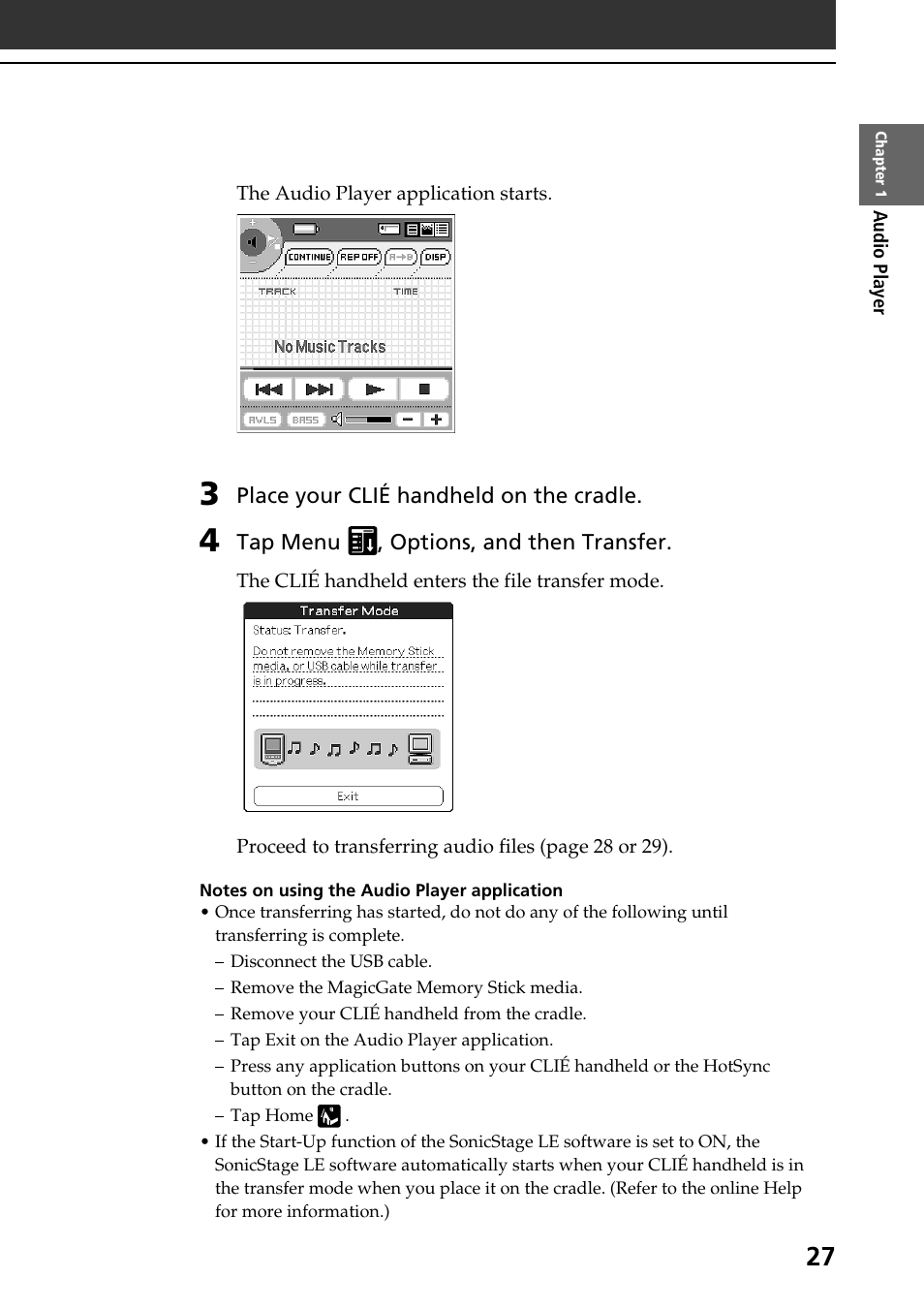 Sony PEG-T665C User Manual | Page 27 / 208