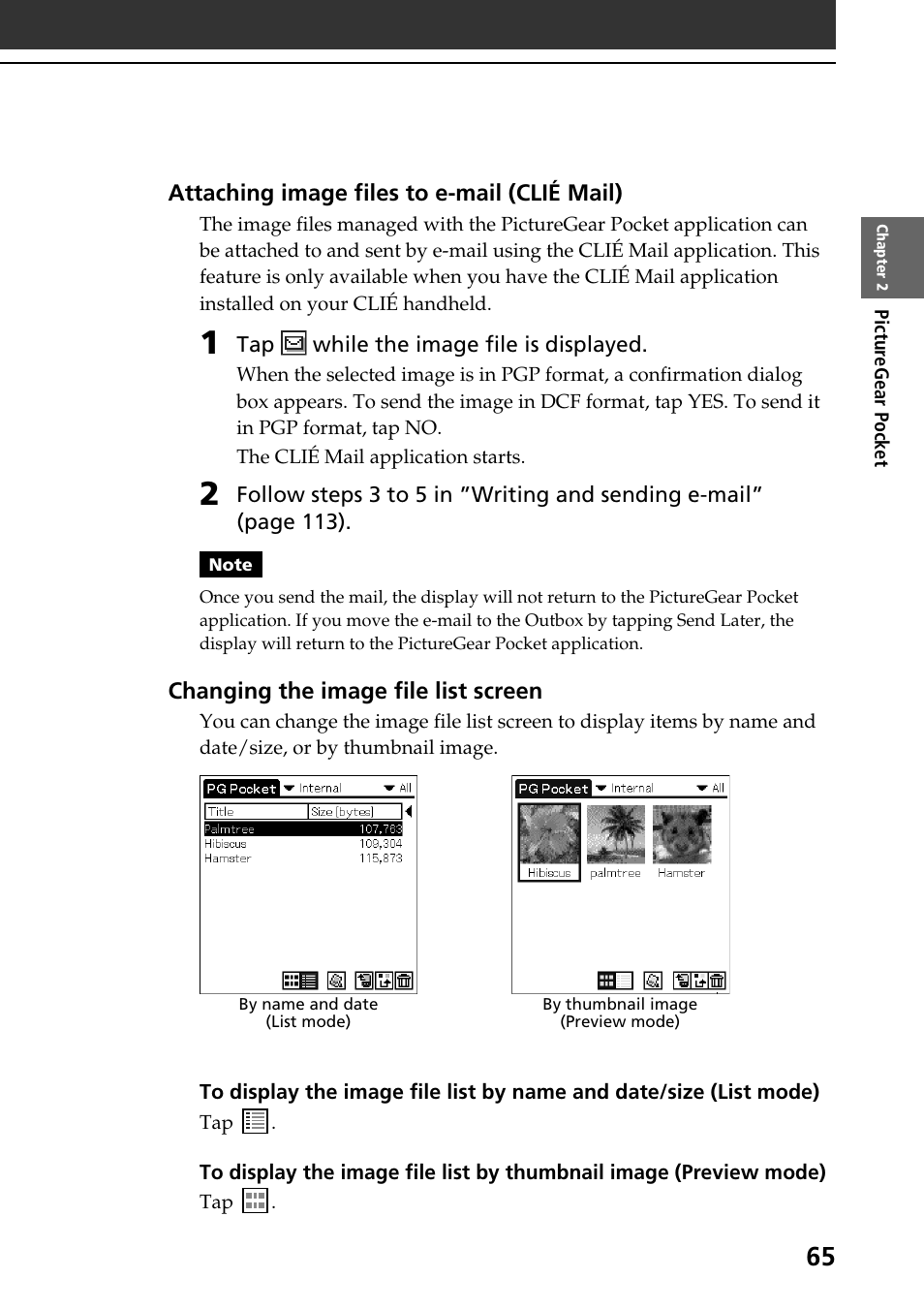 Sony PEG-T665C User Manual | Page 65 / 208