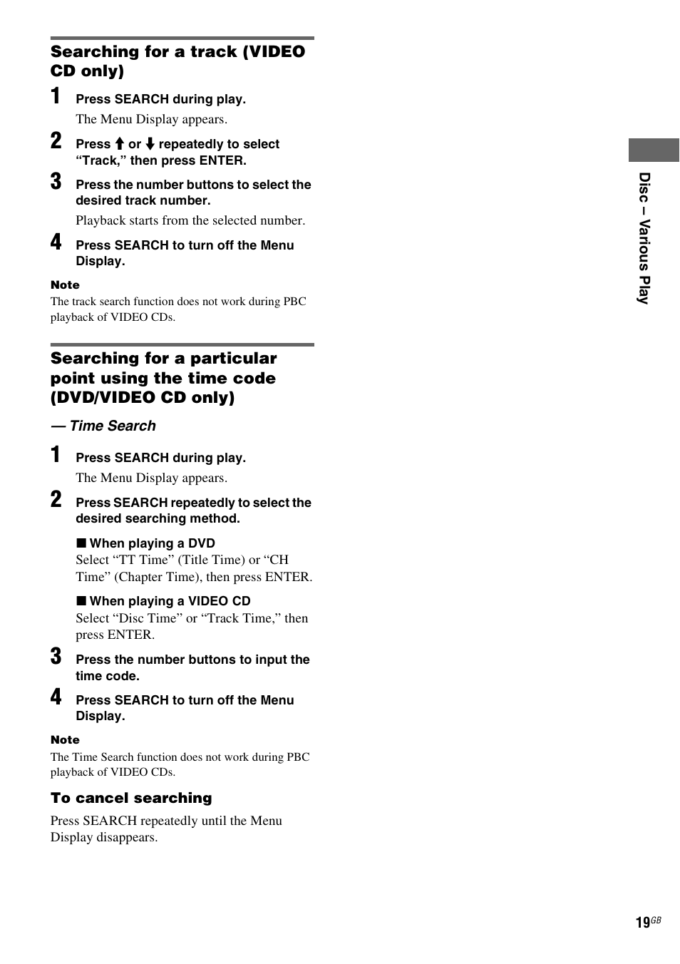 Sony CMT-DF1 User Manual | Page 19 / 52