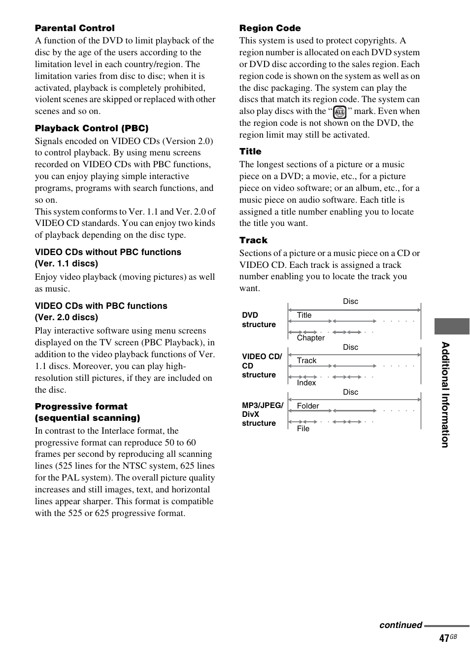 Sony CMT-DF1 User Manual | Page 47 / 52