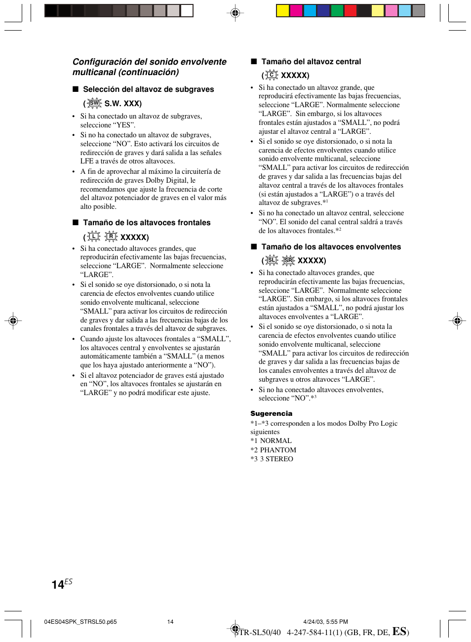 Sony TR-SL50 User Manual | Page 131 / 157