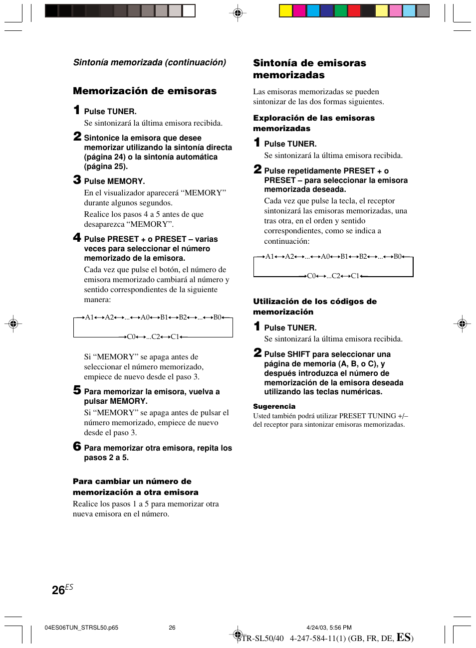 Sony TR-SL50 User Manual | Page 143 / 157