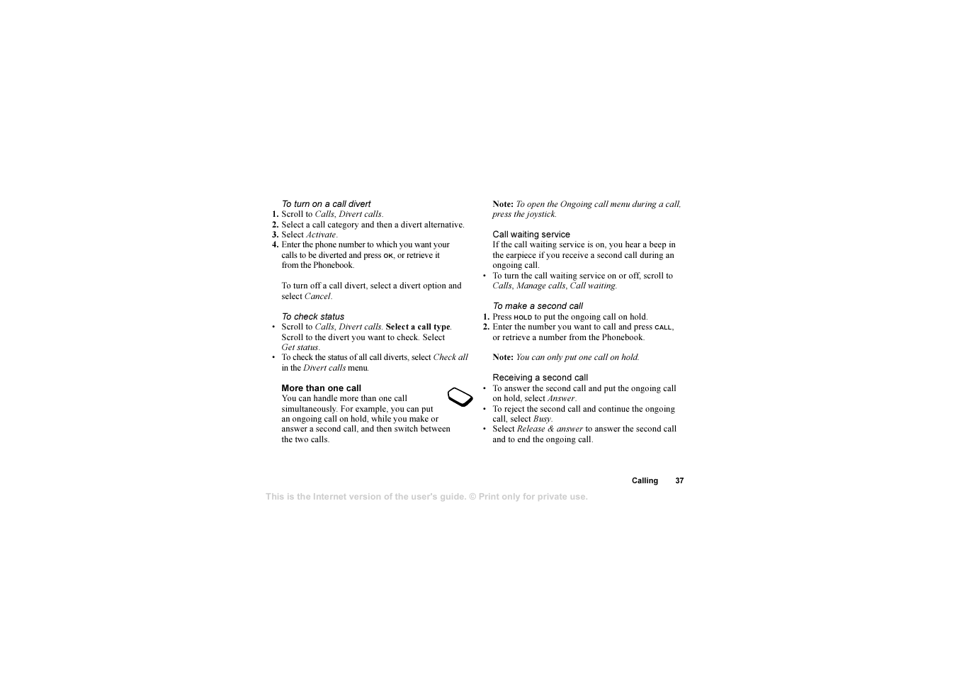 Sony T610 User Manual | Page 37 / 95