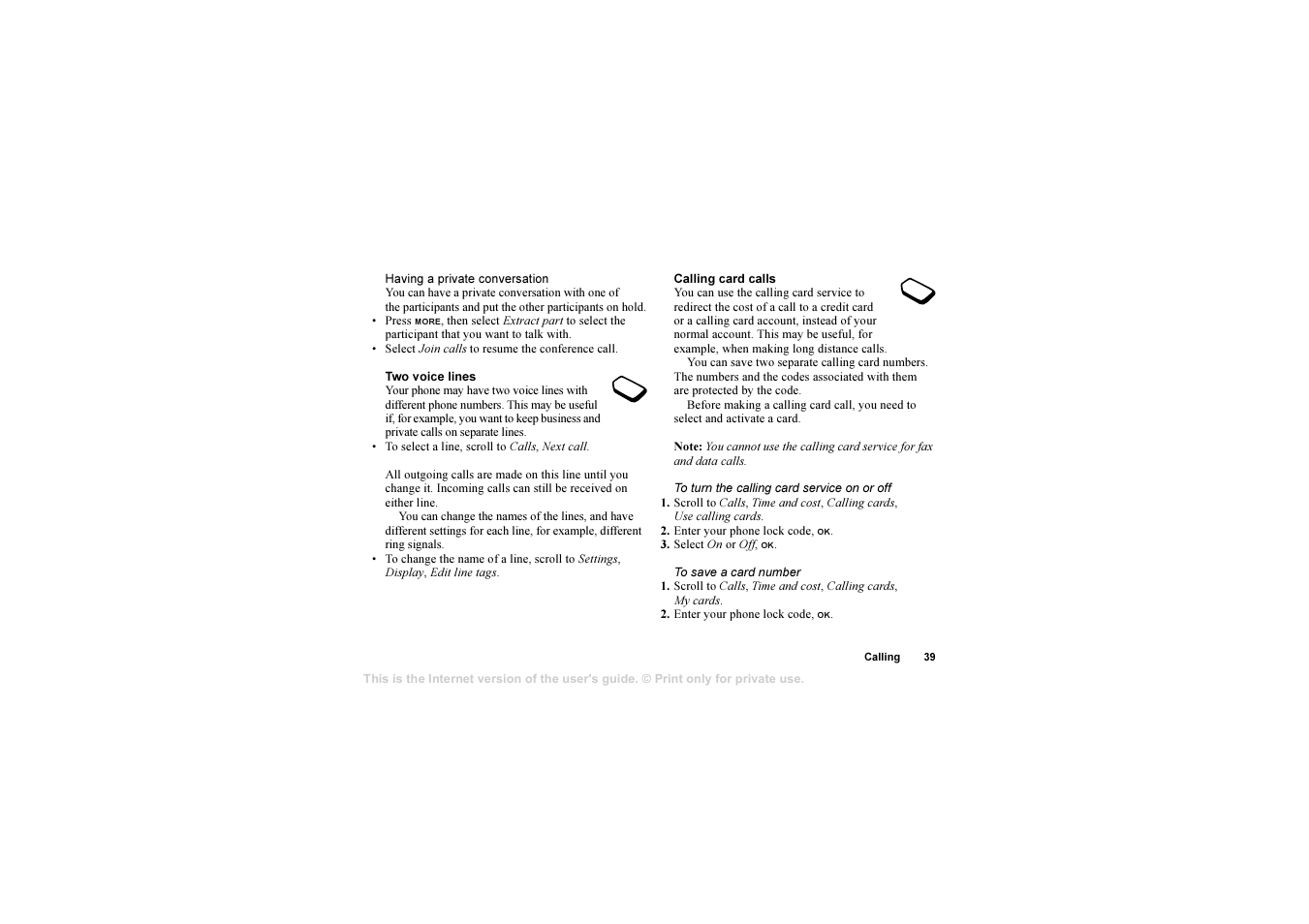 Sony T610 User Manual | Page 39 / 95