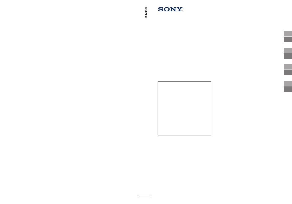 Sony KL-40WA1 User Manual | 123 pages