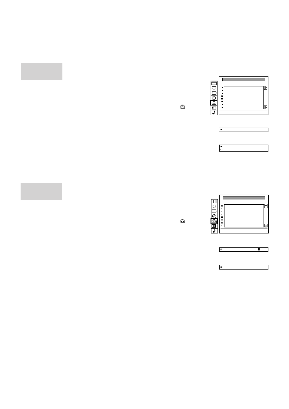 Hoppa över programpositioner, Namnge en station, Manuell kanal- inställning | Sony KL-40WA1 User Manual | Page 102 / 123